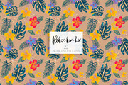 Tropical Santa Christmas Patterns, a Pattern Graphic by KaramfilaS (Thumbnail 3 of 28)