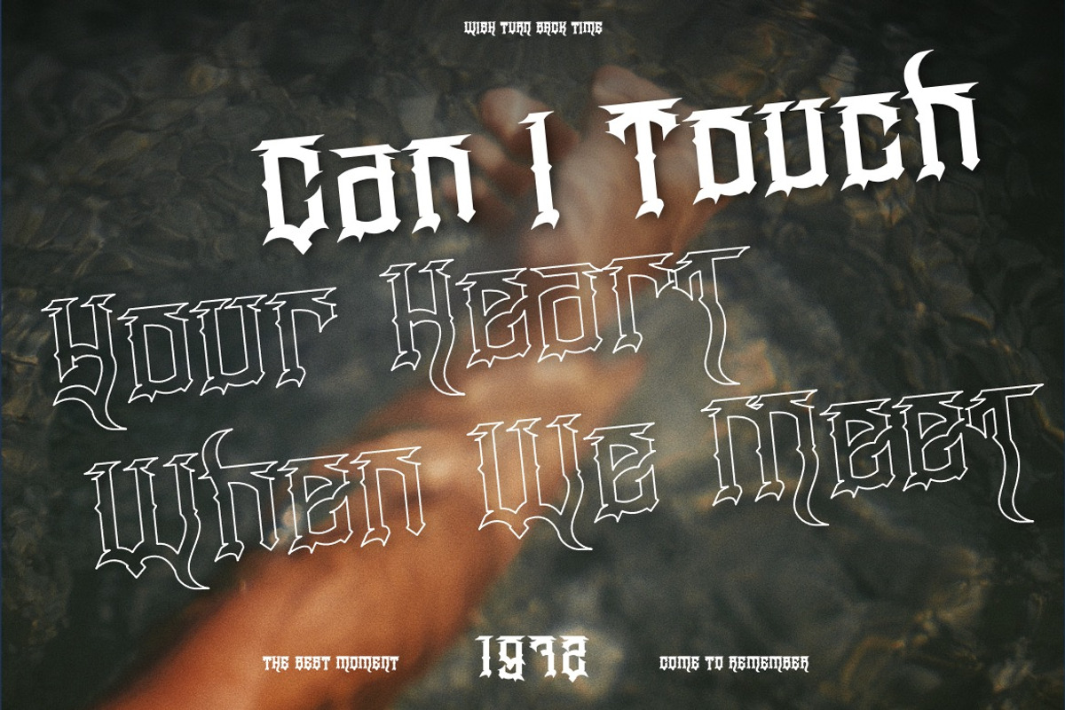 Wangor Asfrac - Modern Blackletter, a Blackletter Font by Dhabee (Photo 14 of 15)