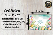 Easter Greeting Card | Printable 7x5, a Card Template by Print Haven (Thumbnail 4 of 4)