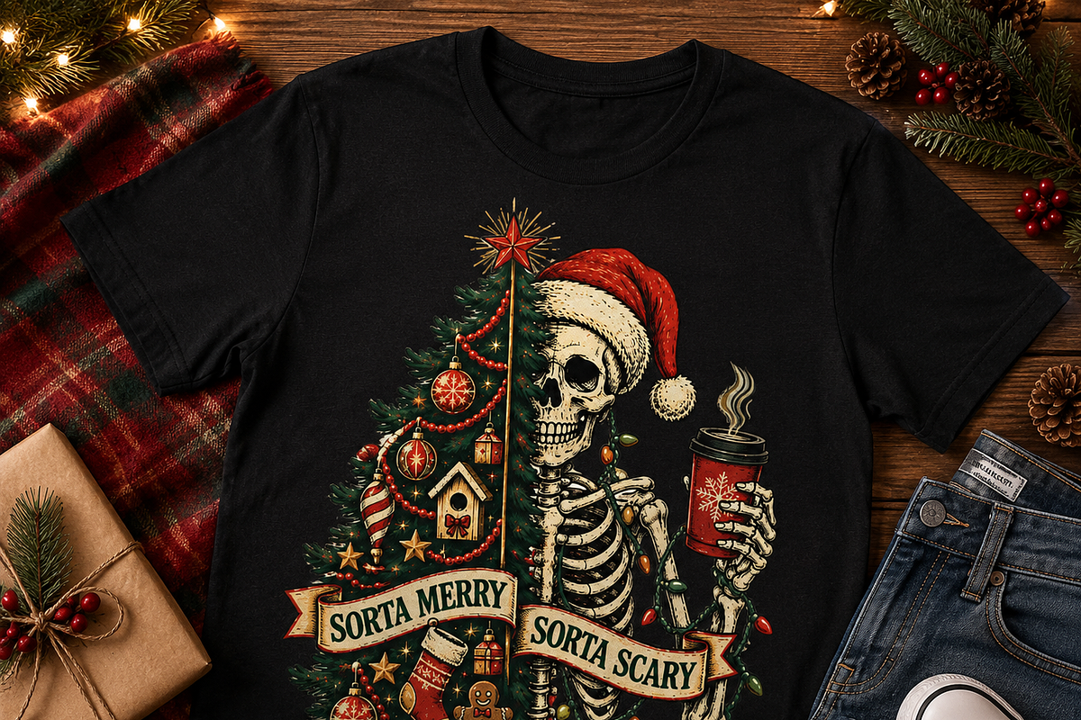 Retro Skeleton Christmas Png Bundle, an Object Graphic by Daisy Design (Photo 5 of 22)