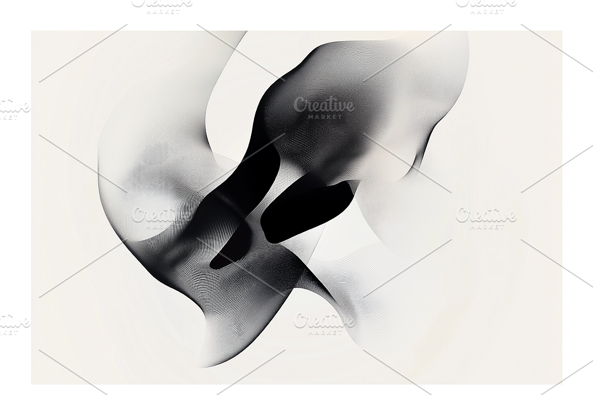 Miba Co · B&W Abstract Minimalism, a Texture Illustration by milatovar (Photo 9 of 20)
