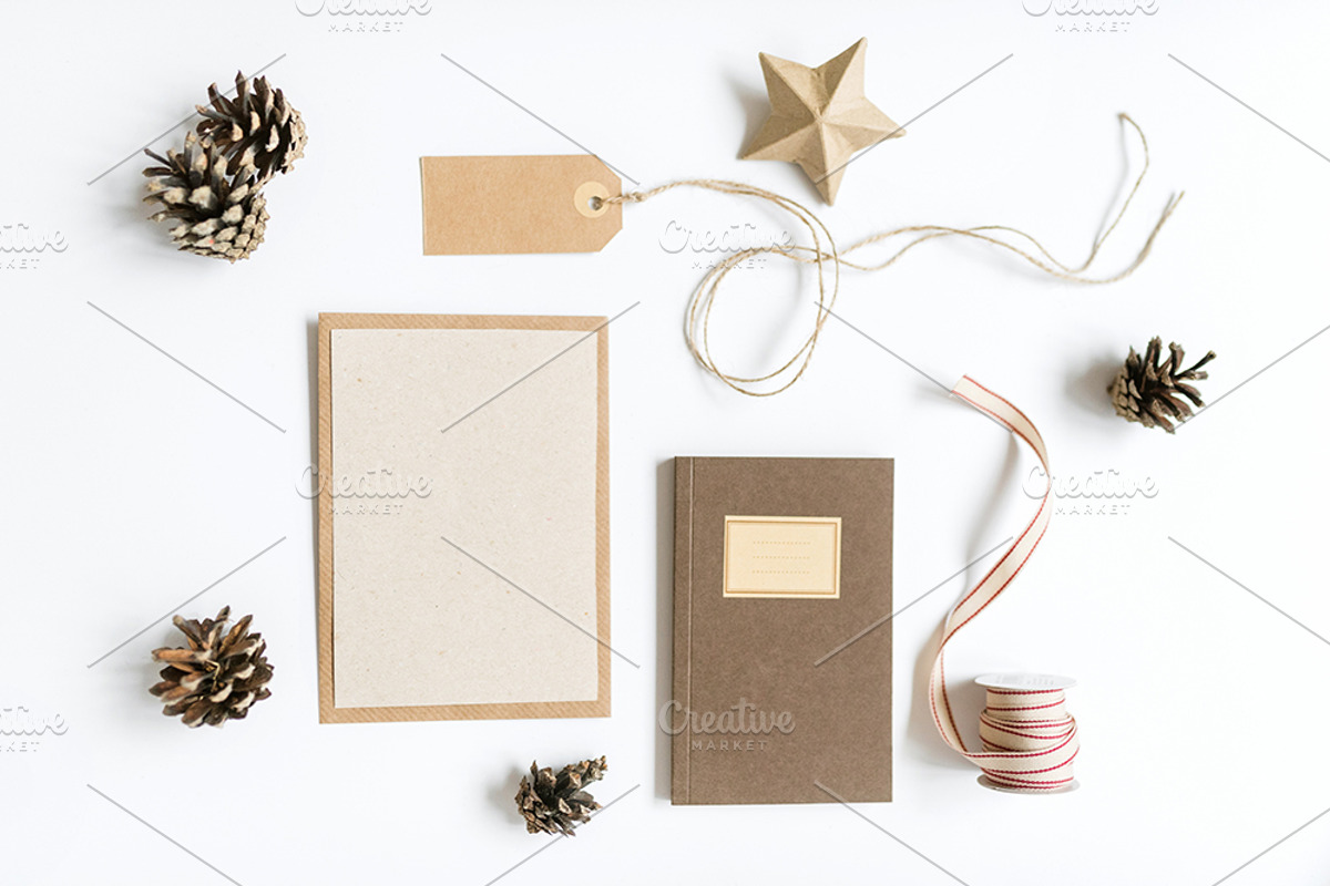 Christmas styled stock photo, a Print Template by So Still Studio