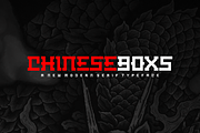 Chinese Boxs - Font, a Serif Font by artchiles_design (Thumbnail 2 of 5)
