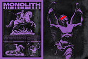Brutalist Anomalies Poster Set, a Poster Template by Black Cat Studio (Thumbnail 8 of 11)