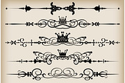 Set Vintage Elements, an Outline Icon by kio (Thumbnail 2 of 4)