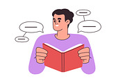 Students learn, study. Education set, an Education Illustration by Good Studio (Thumbnail 9 of 17)