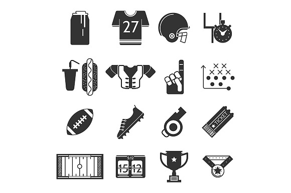 Sport Vector Icon. American Football