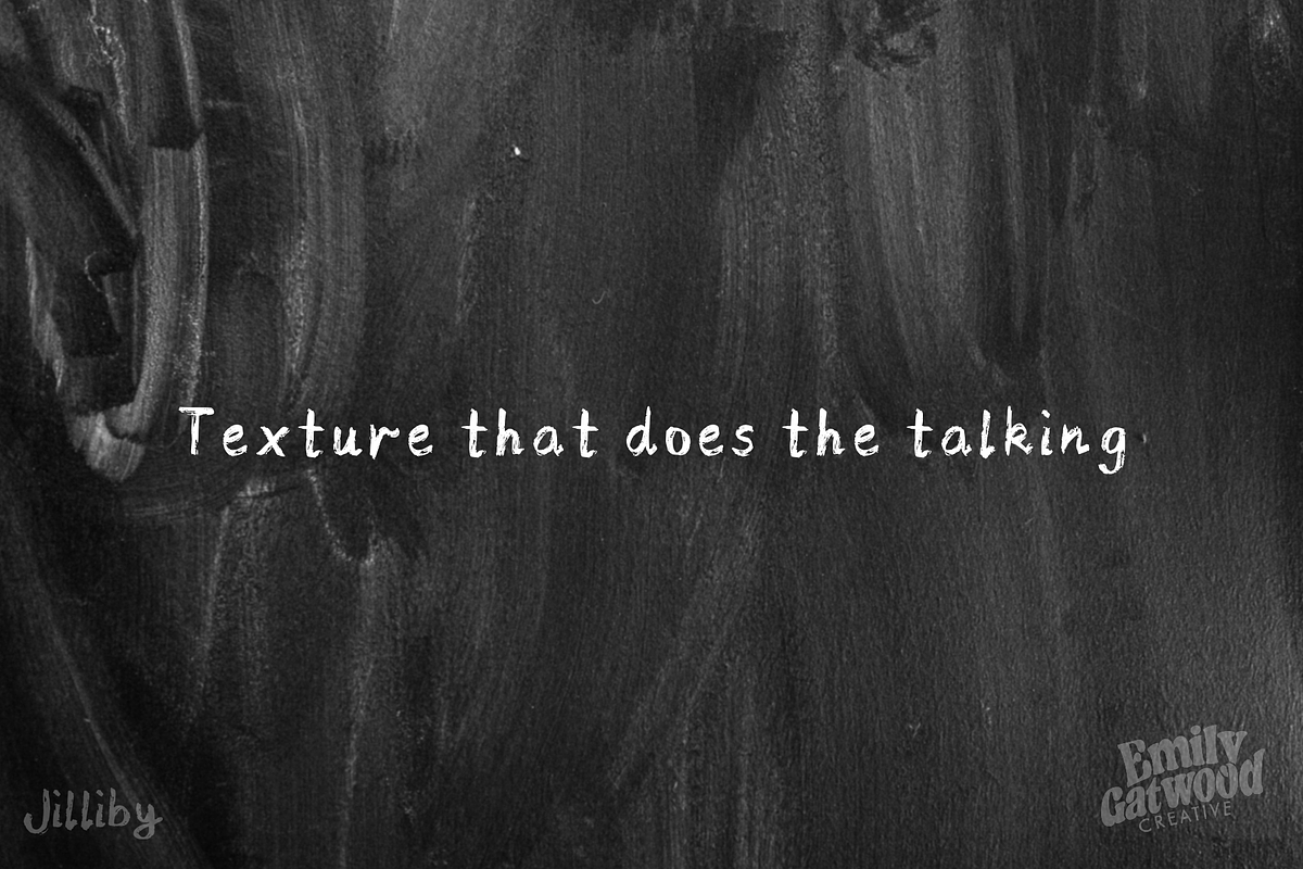 Jilliby // a hand-drawn rustic font, a Handwritten Font by EmilyGatwood (Photo 6 of 6)