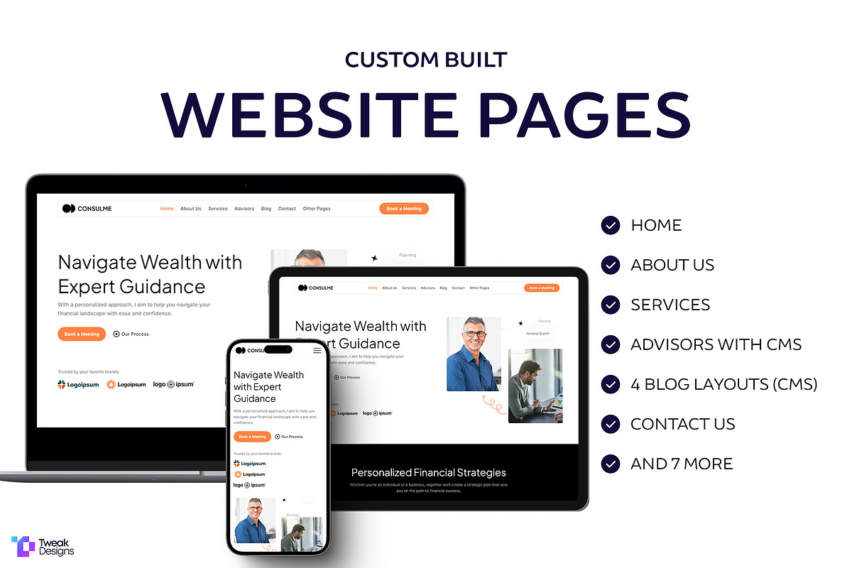 Consulme - Consulting Website, a Wix Template by TweakDesigns (Photo 2 of 5)