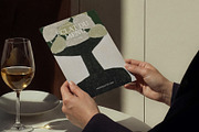 Angled Menu Mockup PSD · 05, a Merchandise Mockup by Made by Attic (Thumbnail 1 of 3)