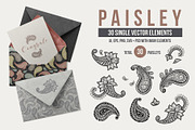 Paisley Patterns Collection, a Pattern Graphic by ilonitta (Thumbnail 6 of 12)