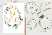 White Flowers with Greenery, an Illustration by Kim Thoa Designs (Thumbnail 6 of 9)