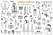 Christmas vector doodles bundle, a Graphic by InkySplash (Thumbnail 4 of 9)