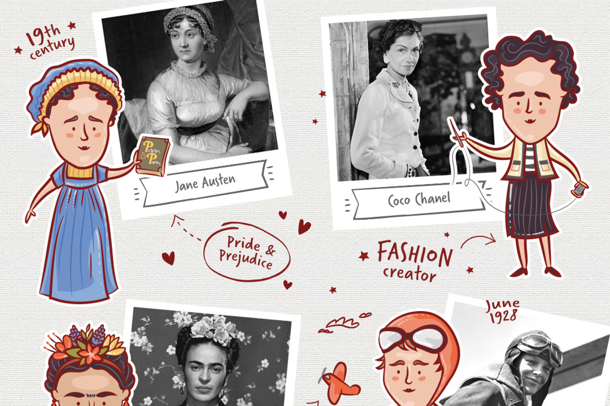 Great Women In History, an Education Illustration by Yeticrab (Photo 2 of 4)