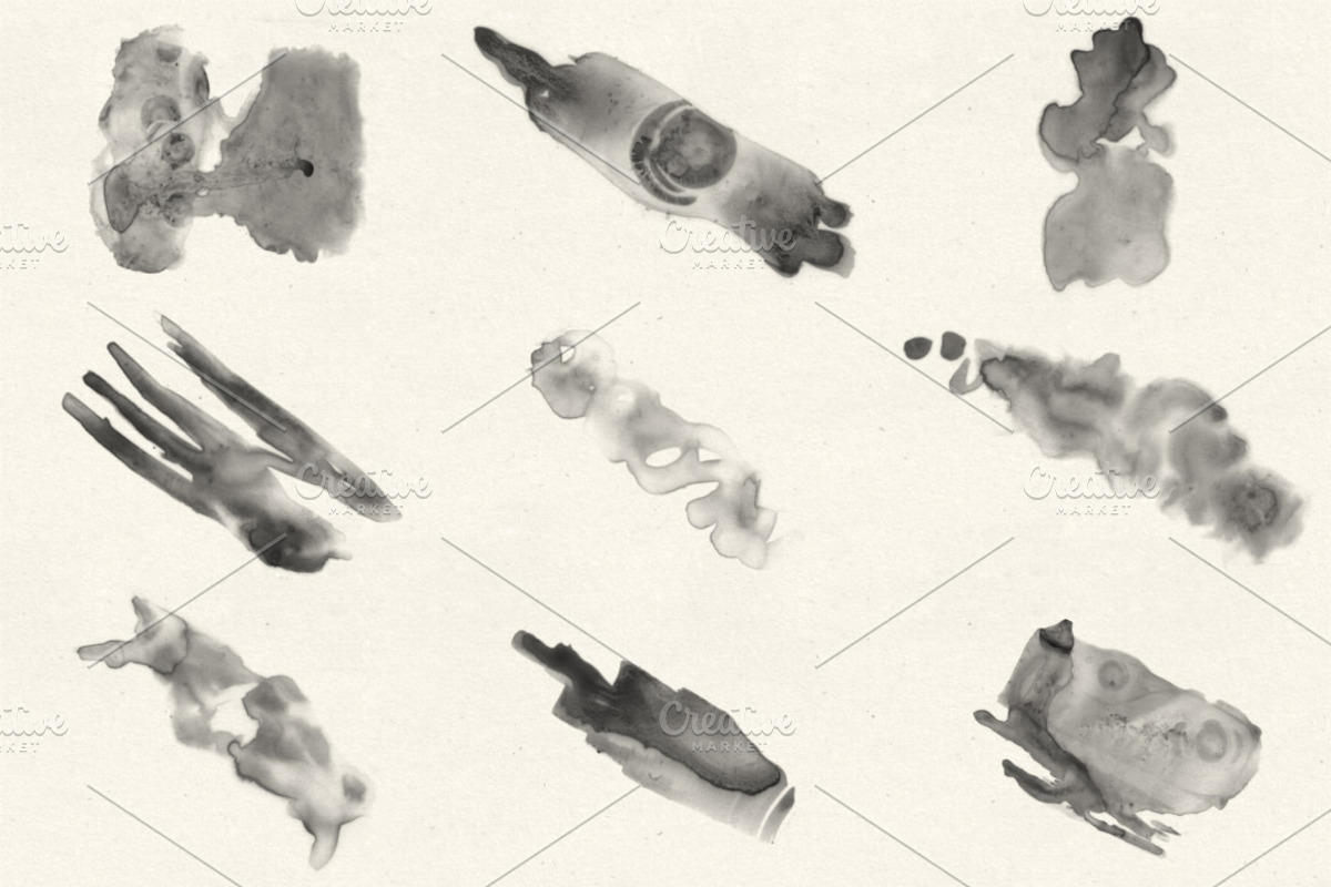 Ink Blot Brush Pack 1, a Brush Add-On by Design Panoply (Photo 5 of 5)