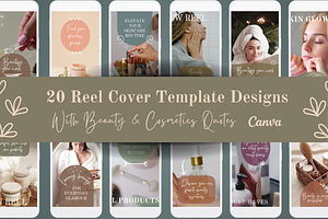Beauty Instagram Reel Cover Template