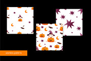 Happy Halloween - watercolor clipart, a Decorative Illustration by MilaCreator (Thumbnail 3 of 7)