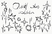 Quirky stars collection, an Object Graphic by SweetRenieDesigns (Thumbnail 1 of 3)