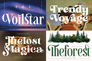 Mega Pack 50 Modern Display Fonts, a Font by timelesstype.co (Thumbnail 13 of 14)