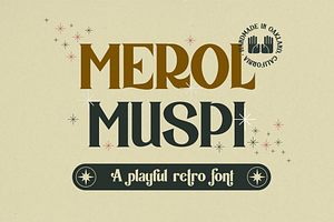 Morel Muspi Display Font