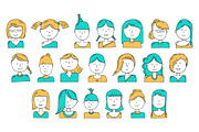 Hand-Illustrated Avatars, an Icon by Lukino (Thumbnail 2 of 3)