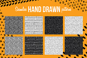 Seamless hand drawn patterns, a Pattern Graphic by The Odd Seed (Thumbnail 4 of 8)