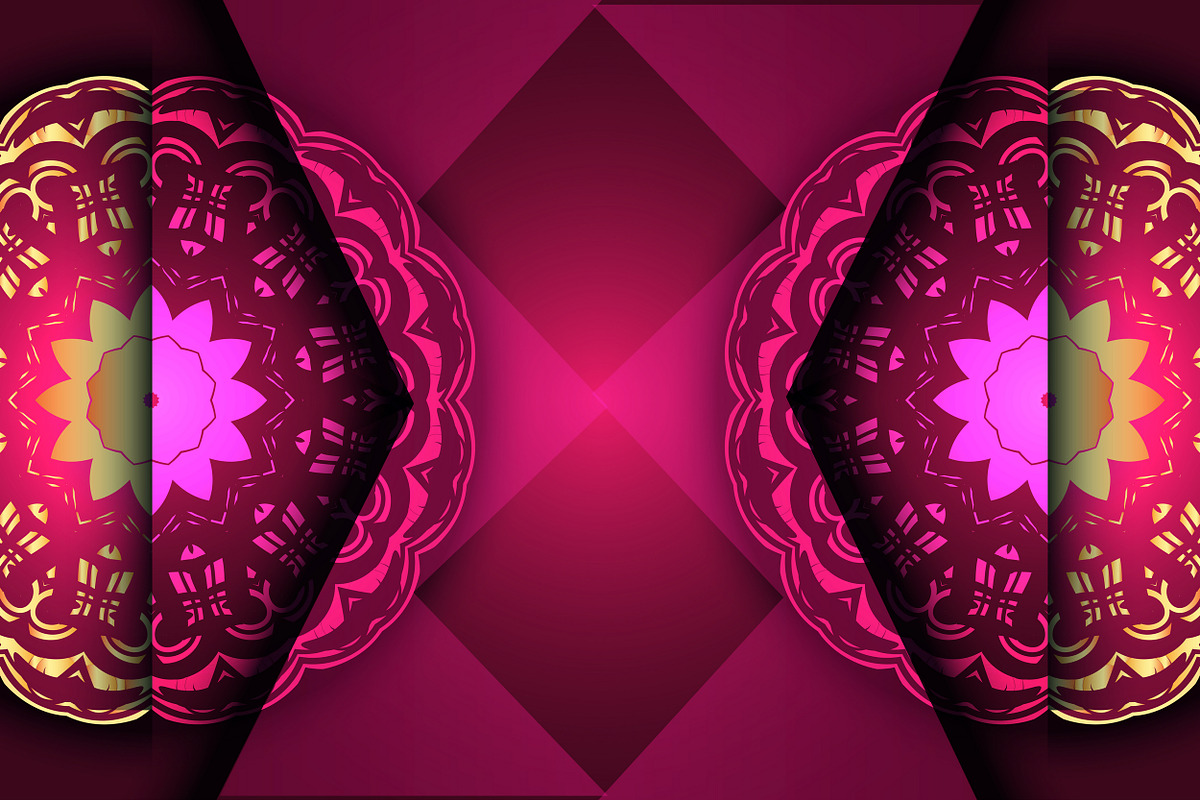 Mandala Oriental Floral art Bundle, a Background Graphic by NJ Himel (Photo 78 of 97)