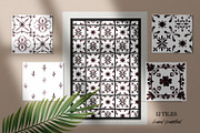 Vintage Tile Collection, a Pattern Graphic by Kate Galunga Artstore (Thumbnail 2 of 8)