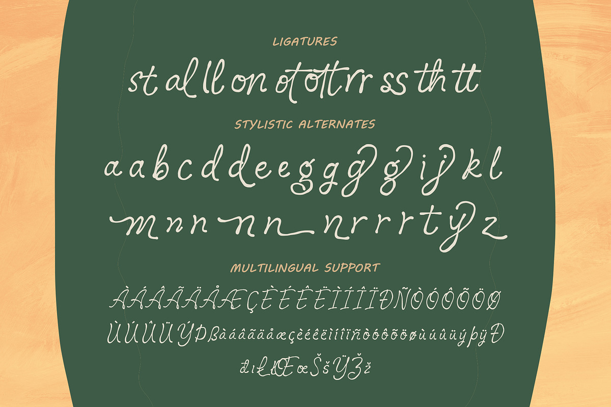 Botanist Hand - Display Font, a Handwritten Font by Inviline.co (Photo 9 of 10)