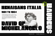 Baudeus, a Sans Serif Font by Damelev (Thumbnail 2 of 8)
