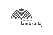 simple letter j stripes umbrella, a Branding & Logo Template by Pyruos ID (Thumbnail 1 of 2)