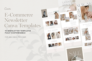 Shop Canva Email Newsletter Template