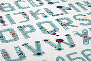 Steampunk font - IndustryMania, a Blackletter Font by Agor2012 shop (Thumbnail 3 of 4)