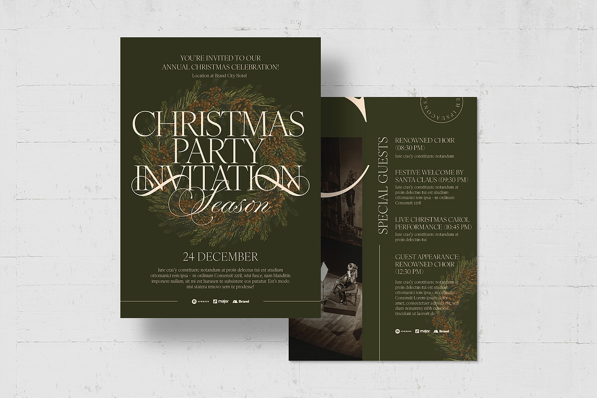 Christmas Flyer Template, a Flyer Template by BrandPacks (Photo 4 of 5)