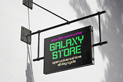 Metaor Aftershift Retro Futuristic, a Sans Serif Font by AmorfaType (Thumbnail 9 of 10)