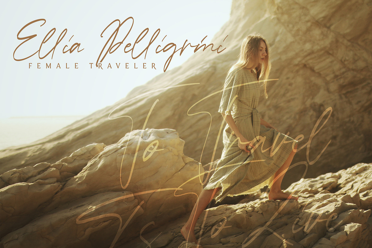 Ballerina - Signature Script Font preview 7