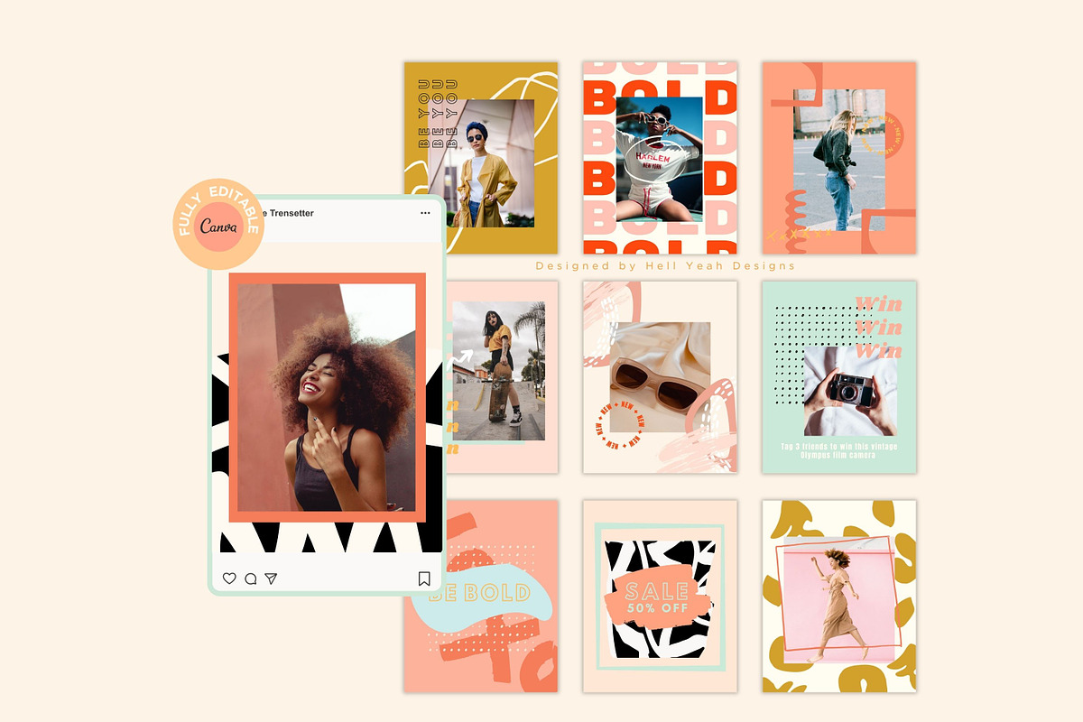 Bold & Bright Branding Starter Kit, a Branding & Logo Template by Hell Yeah Designs (Photo 17 of 18)