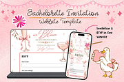 Bride in Bloom Bachelorette RSVP Web, a Social Media Template by bellaROSEworkshop (Thumbnail 3 of 5)