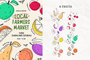 Hand-drawn Fruits & Vegetables, a Food Illustration by Kristina Chistiakova (Thumbnail 2 of 4)