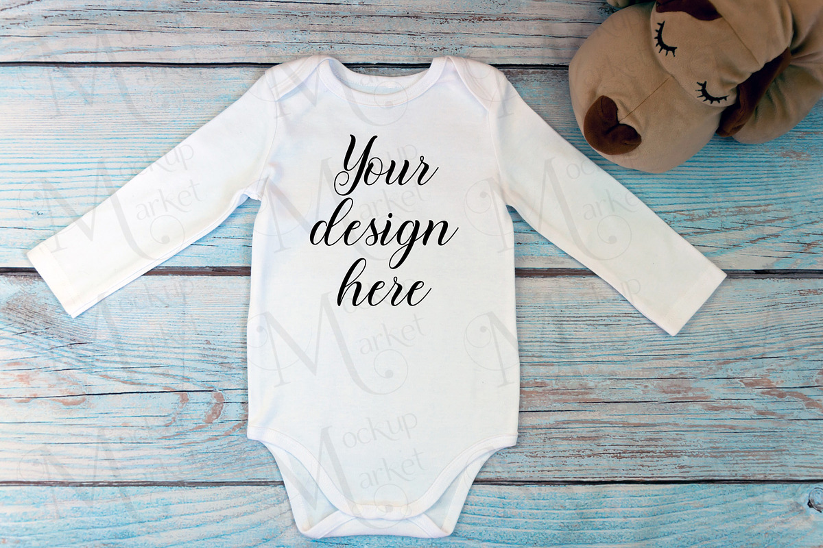 14 Bodysuit Mockup Bundle., a Print Template by MockupMarket (Photo 7 of 15)