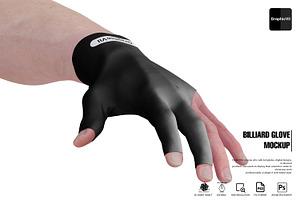 Billiard Glove Mockup