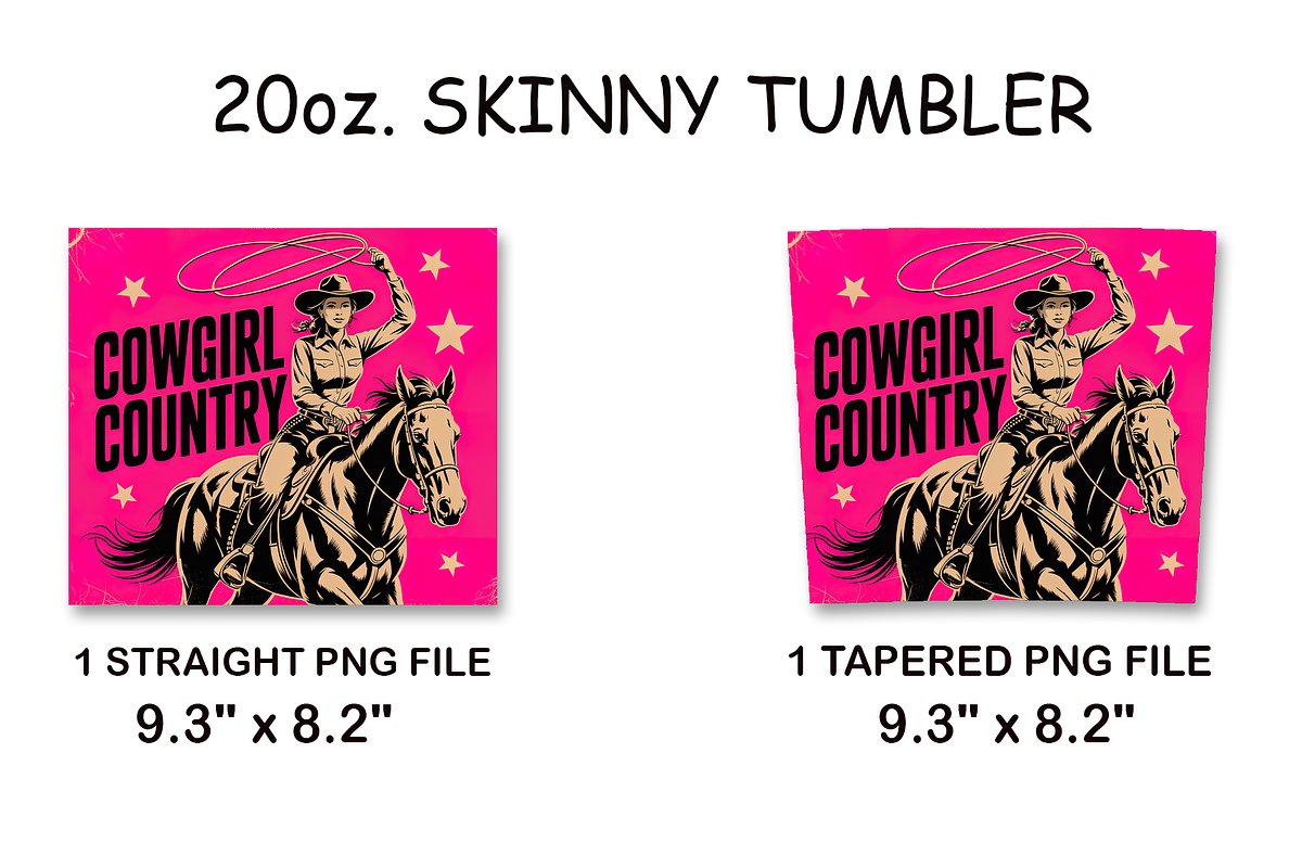 Pink Cowgirl Country 20oz Tumbler, an Arts & Entertainment Photo by LamanAzalea (Photo 2 of 2)