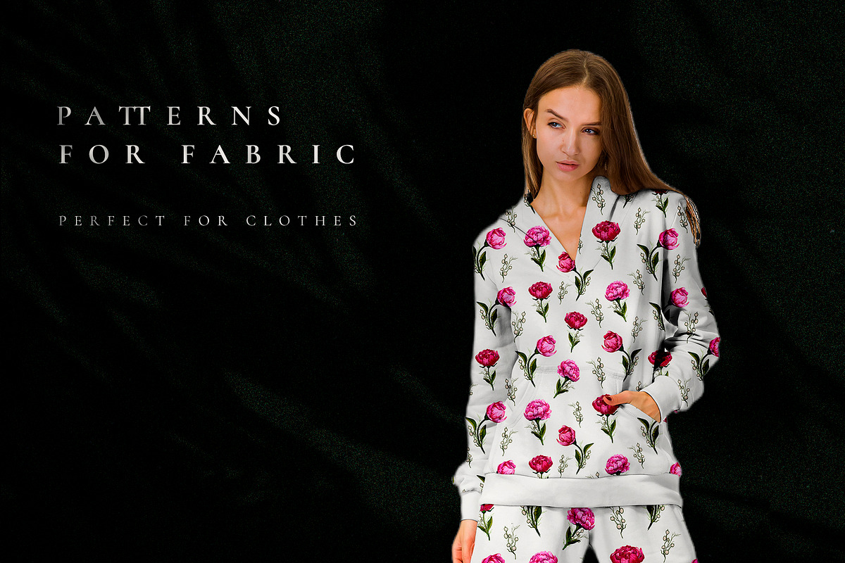 Realistic Peonies ClipArt & Patterns, an Object Graphic by Graphic Art (Photo 5 of 10)