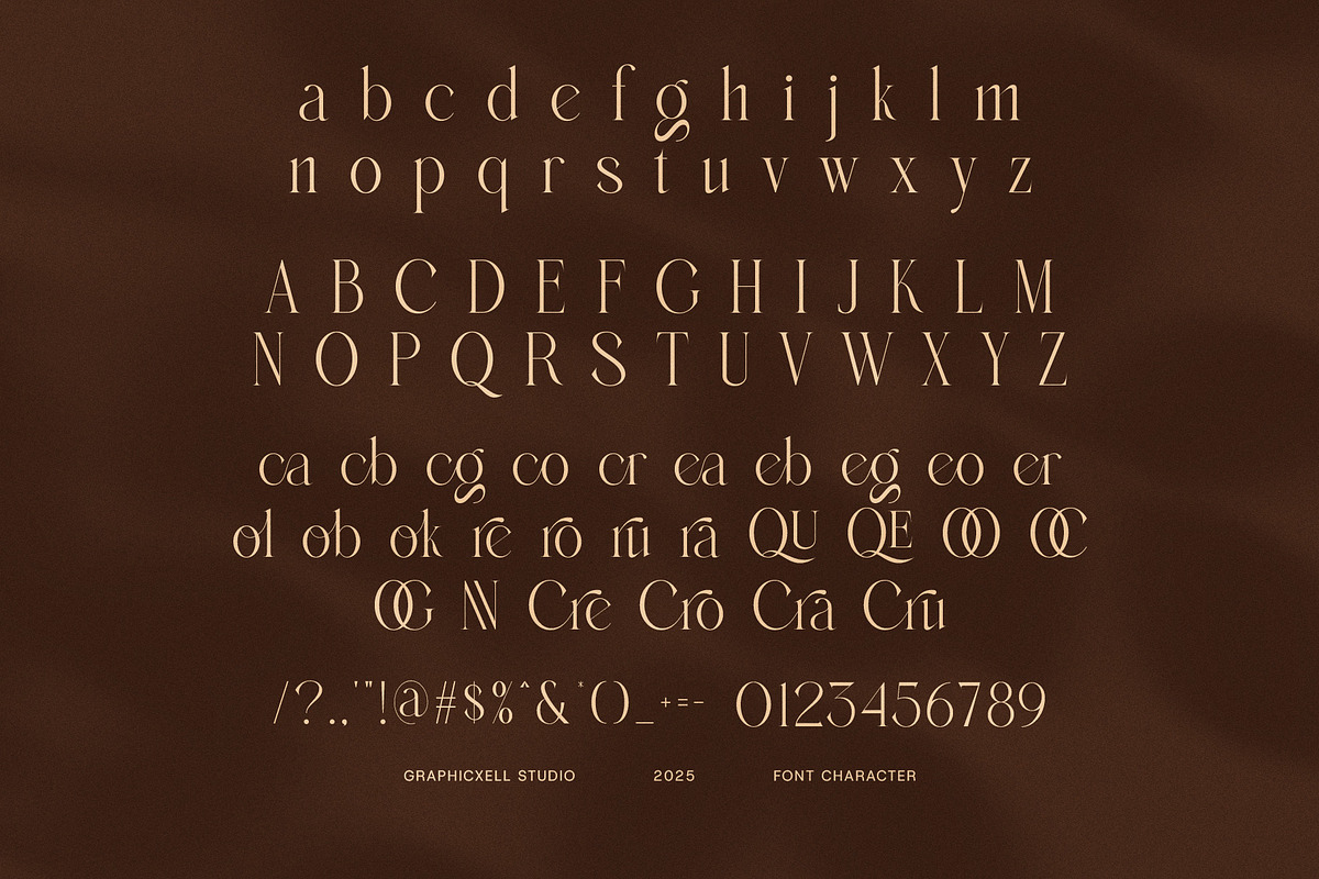 Mugola Modern Serif Font, a Serif Font by Graphicxell (Photo 8 of 8)