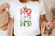 Watercolor Ho Ho Ho PNG, an Illustration by DreamArtGraphic (Thumbnail 1 of 5)