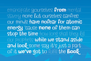 Craliccoob modern kids children font, a Sans Serif Font by popskraft (Thumbnail 10 of 13)