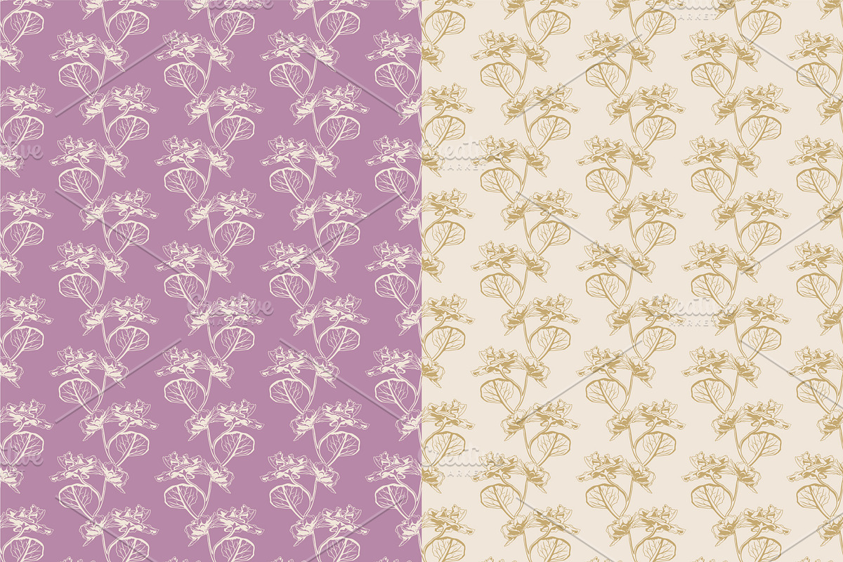 Floral Seamless Pattern in Vector, a Pattern Graphic by Plaid4You (Photo 3 of 12)