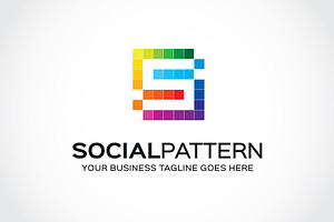 Social Pattern Logo Template