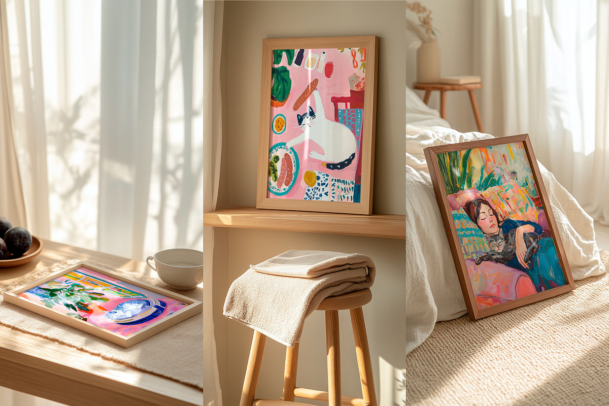 Simple interior. — 17 Frame mockup, a Household Mockup by Trissa (Photo 6 of 7)