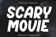 Scary Movie | Script Font, a Script Font by Scratchones (Thumbnail 1 of 8)